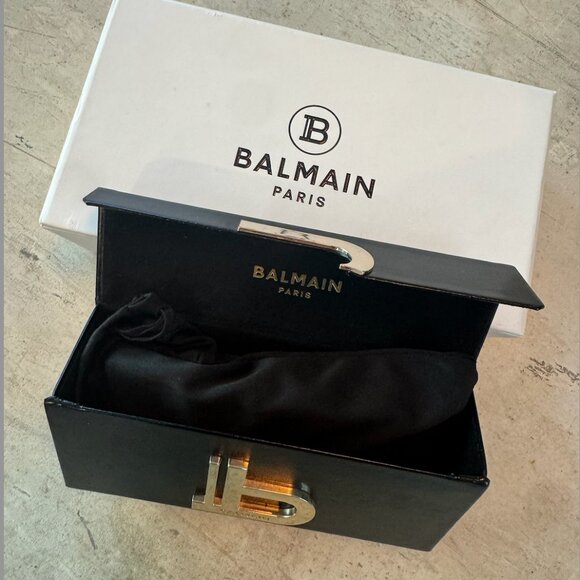 Worn 2x BALMAIN Wonderboy Black/Purple Sunglasses, Authentic Limited Edition - Picture 13 of 13